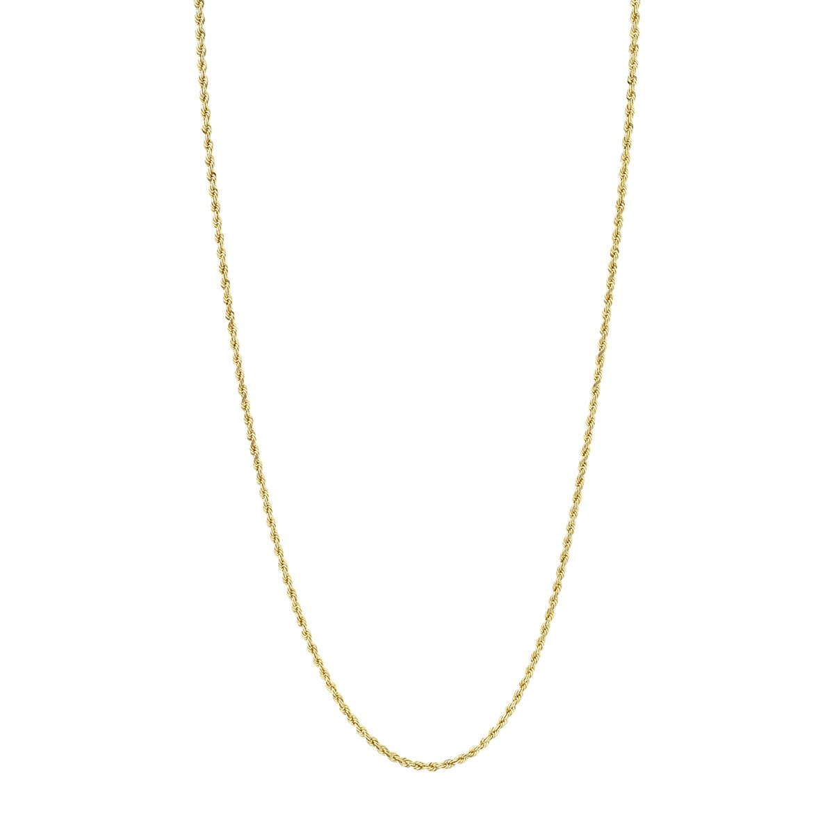 Men's Small Golden Rope Chain