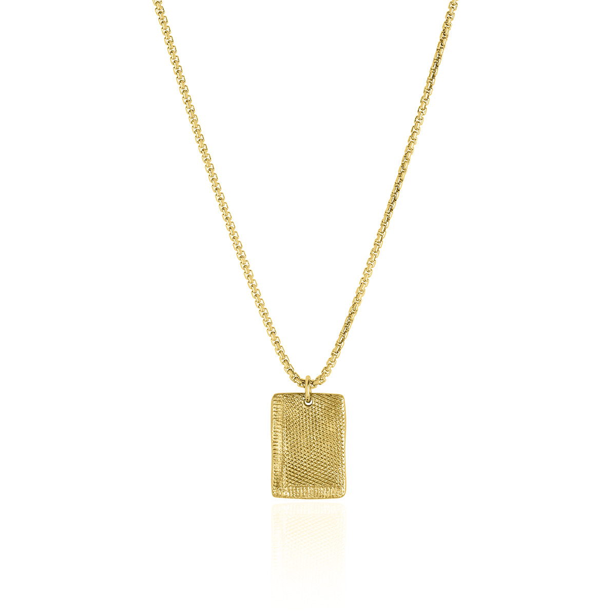 NEW! Textured Alchemy Plate Necklace