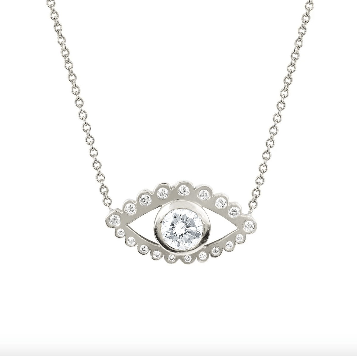 third eye diamond necklace