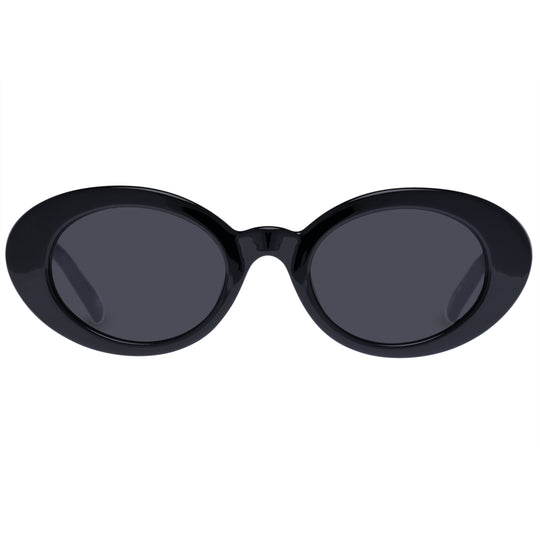 Trash Talk Black Uni-Sex Rectangle Sunglasses