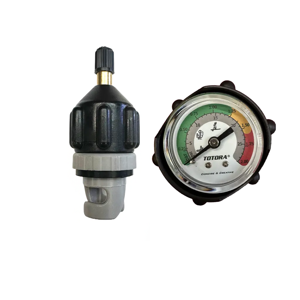 air-compressor-valve-adaptor-with-pressure-gauge