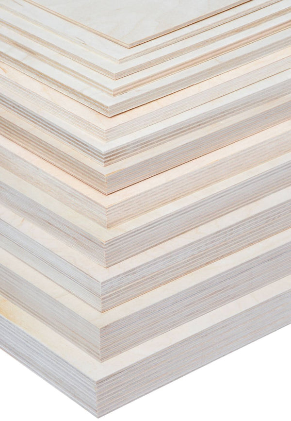 24mm Multiplex Zuschnitt Siebdruckplatten Multiplexplatten Zuschnitte  Melaminbeschichtet Birke Bodenplatte Holz Braun