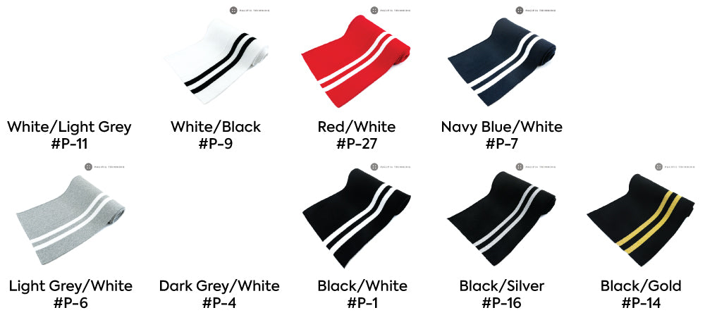 Rib Knit Guideline By Color
