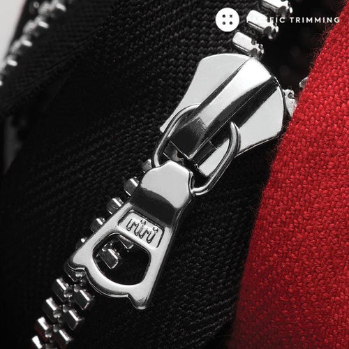 Riri Kobo Zipper Pull, Black, Multiple Sizes