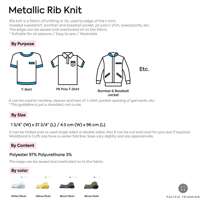 きれい Metallic Rib Sweatshirt Sweatpant Setup - 通販