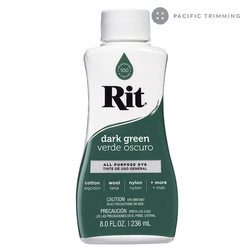 Rit All Purpose Dye, Truly Green - 8.0 fl oz. (236 ml)