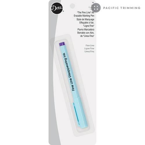 Dritz Quilting Fabric Pen Fine Line Permanent Black