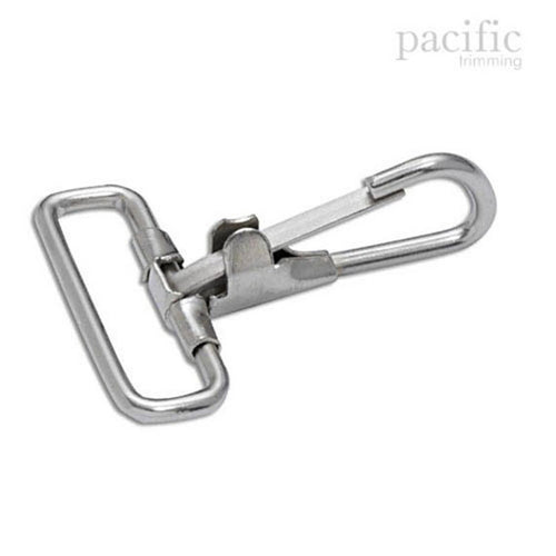 Detachable Snap Hook Swivel Clasp, Swivel Snap Hooks Purses Clasp, Durable,  Easy to Replace, Accessory ,Keychain Clip Hook Lobster Claw Clasp white S