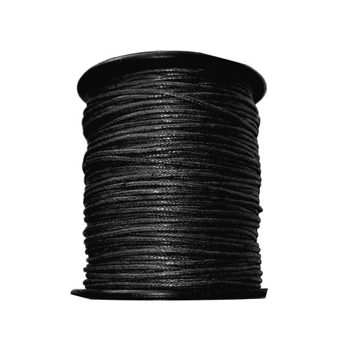 Waxed String 1mm 218 Yards White & Black Waxed Cotton Cord Wax Thread Waxed Poly - Default Title