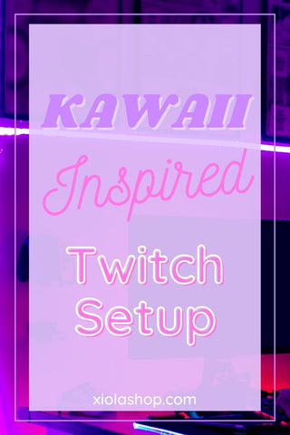 Kawaii & Anime-Inspired Twitch Setup