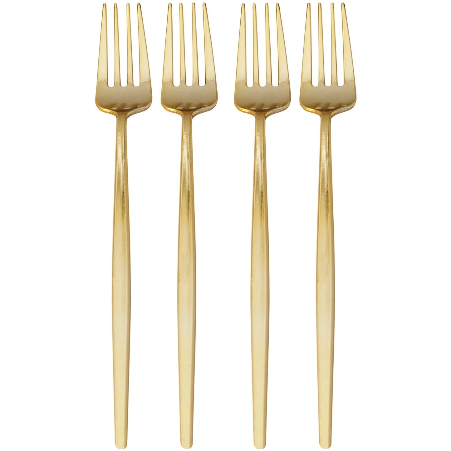 Bella Plastic Cutlery  White & Gold – Clementine WP