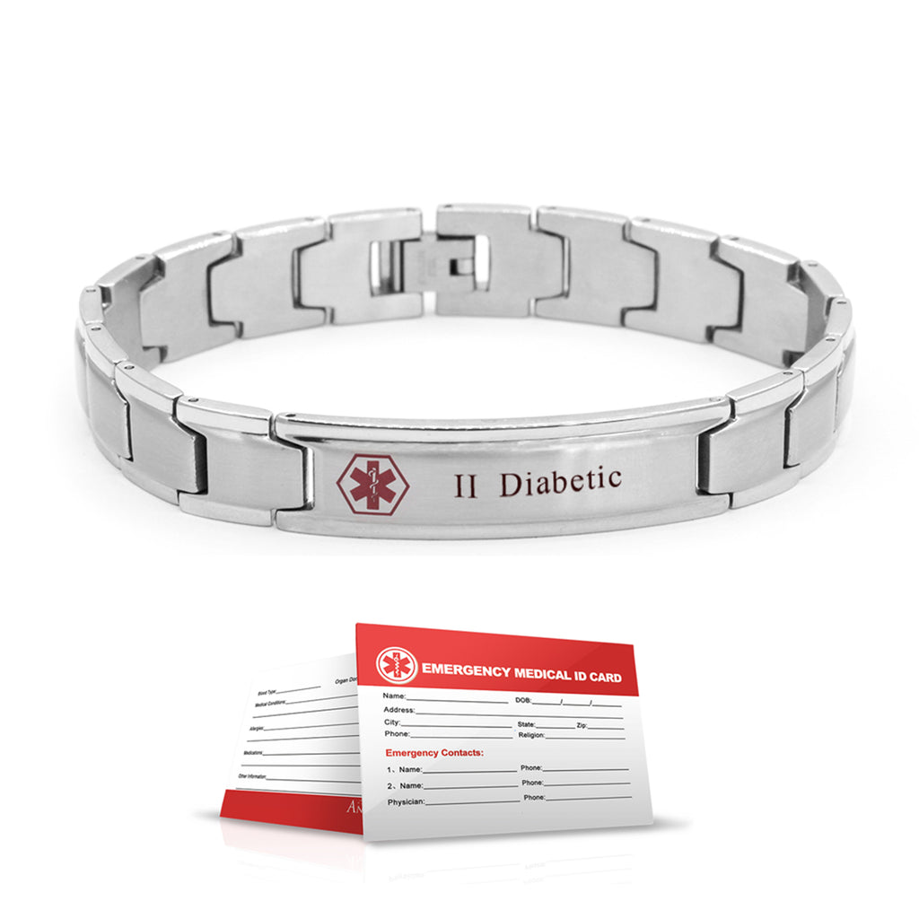 Medical Alert Bangle Set completely personalized for you