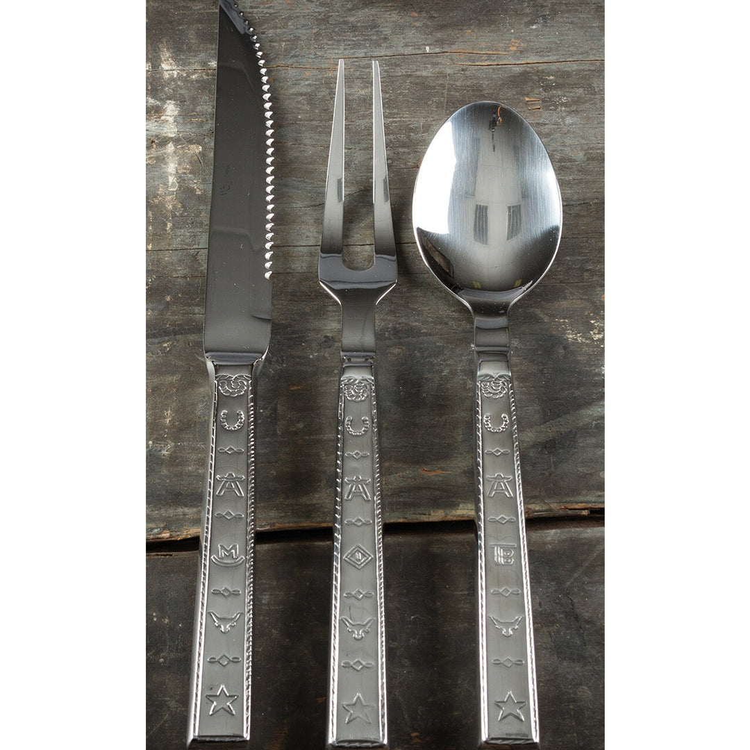 20 Piece Western Flatware Set with Brands – Custom Cowboy Shop