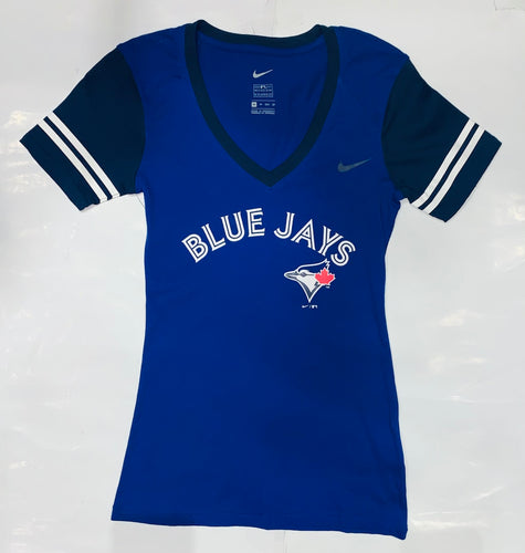 Toronto Blue Jays Women's Short Sleeve V-Neck T-Shirt