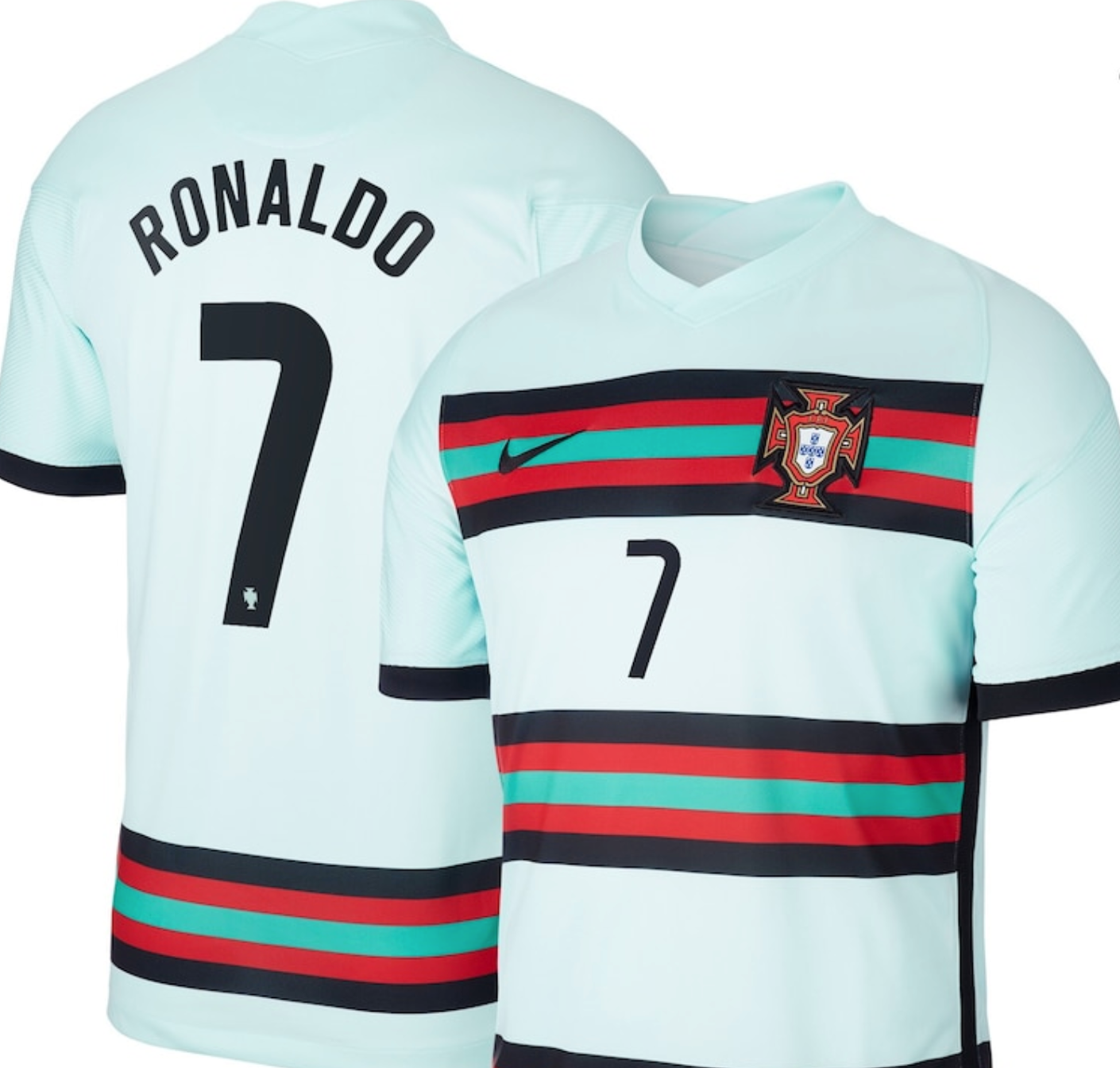 TIMPCV 2021 Portugal #7 Cristiano Ronaldo Kids Football Jersey