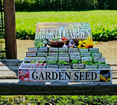 2024 Liberty Garden Standard Vegetable Seed Packets for Harvest Array