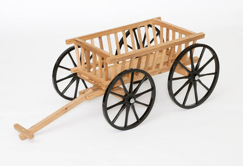 Discover authentic wooden wagons, handcrafted by Amish artisans, made in the USA – perfect for any seasonal display.