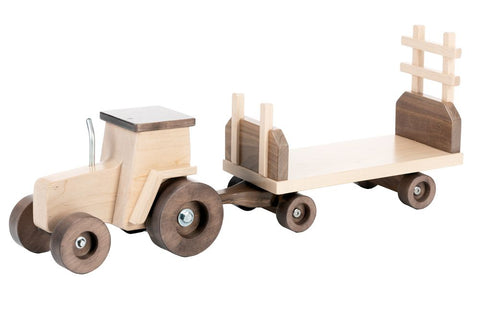 Discover heirloom-quality Amish wooden tractor toys for kids, lovingly handmade in the USA for endless farm-inspired fun!