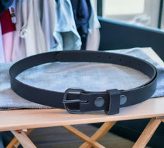 Men's Handmade Solid Leather Belt - 1 Inch Wide