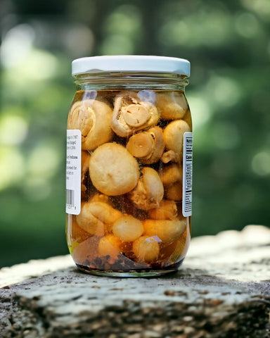 Annie's Kitchen Pickled Mushrooms Made in Pennsylvania sold online at Harvest Array