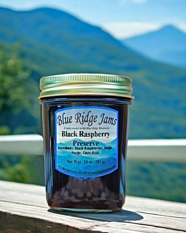 Black Raspberry Preserve Blue Ridge Jams Fruit Preserves