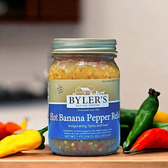 Byler's Relish House Hot Banana Pepper Relish at Harvest Array