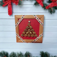 Jingle Bell Tree Handmade Christmas Wall Art for Harvest Array