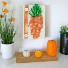 Carrot Wall Art for Easter and Spring from Harvest Array