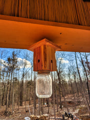 Handmade Cedar Carpenter Bee Trap