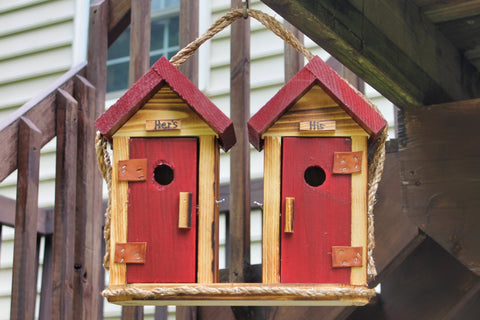 Elevate your birdhouse garden with Amish-made decor, classically built in the USA for enduring charm.