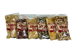 Find unique popcorn flavors like hulless Amish, made in the USA. Discover what hulless popcorn is and buy your favorite variety today!