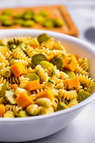 Dill Pickle Pasta Salad