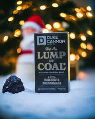 Funny yet practical, this charcoal soap for men is a hit stocking stuffer made in America.
