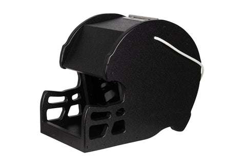 Black Football Helmet Poly Bird Feeders