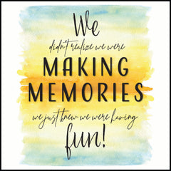 Making Memories Inspirational Plaque 12 x 12