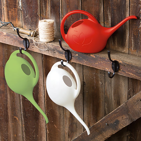 Chose from Pearl, Red, Blue, and Green Half-Gallon Watering Cans.  All made in the USA