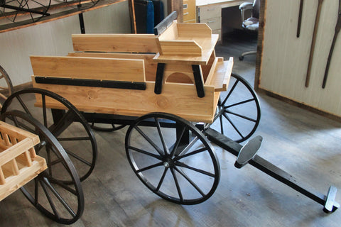 Handcrafted Large Amish Hitch Wagon