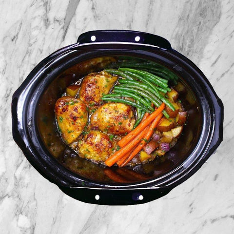 Slow Cooker Honey Garlic Chicken and Vegetables Recipe