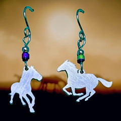 Horse Stainless Steel Earrings