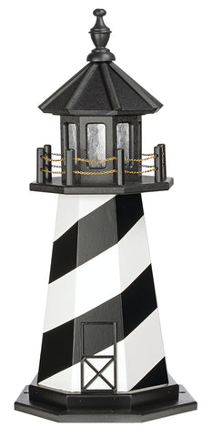 Enhance your outdoor space with our Amish-made wooden lighthouses.