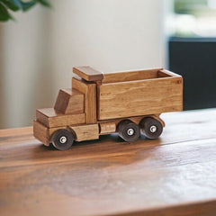 Amish Made Large Wooden Dump Truck Toy