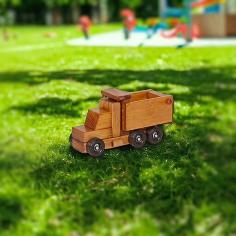 Amish Made Small Wooden Dump Truck