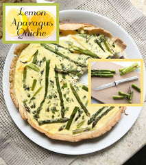 Lemon Asparagus Quiche