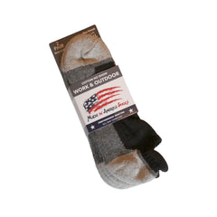 Two-pack Men's No Show Cotton Socks at Harvest Array