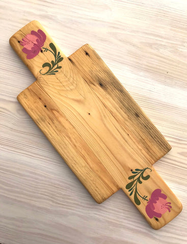 Personalize your kitchen with our handmade wooden cutting boards. Perfect for slicing bread, cheese, or anything else you desire.