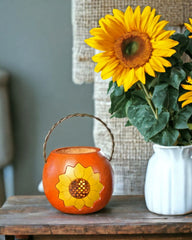 Sunflower Basket Gourd Decoration on Harvest Array
