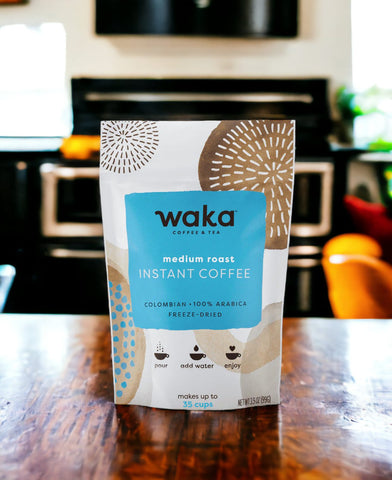 Discover the satisfaction of a perfect cup of instant coffee with Waka's premium blends.