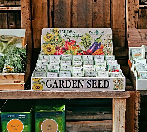 Pages Seeds 2024 Premium Standard Vegetable Seed Packets for Harvest Array