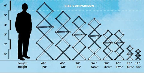 Sizes of Amish Made Drying Racks Available at Harvest Array