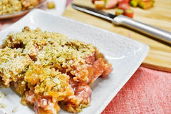 Rhubarb Crunch Recipe from Rada Cutlery